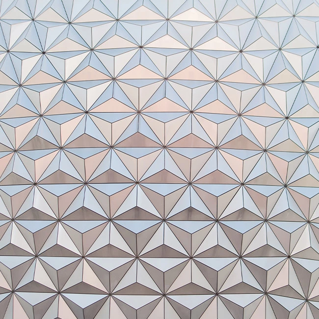 White Geometric Wallpaper